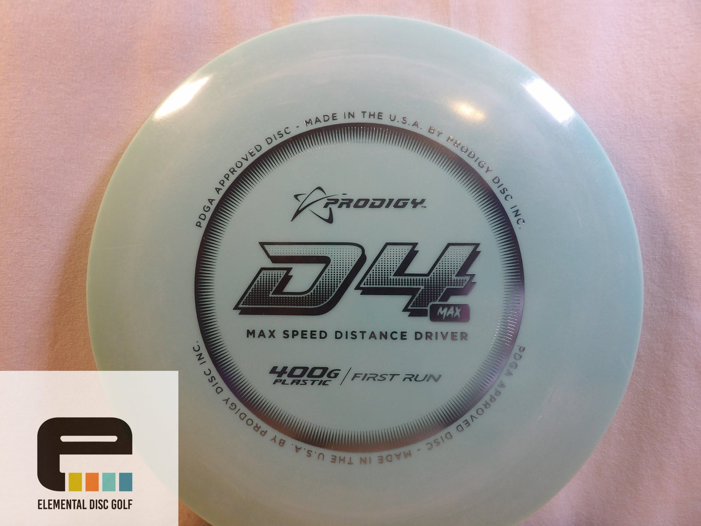 Prodigy 400g D4 Max - Elemental Disc Golf