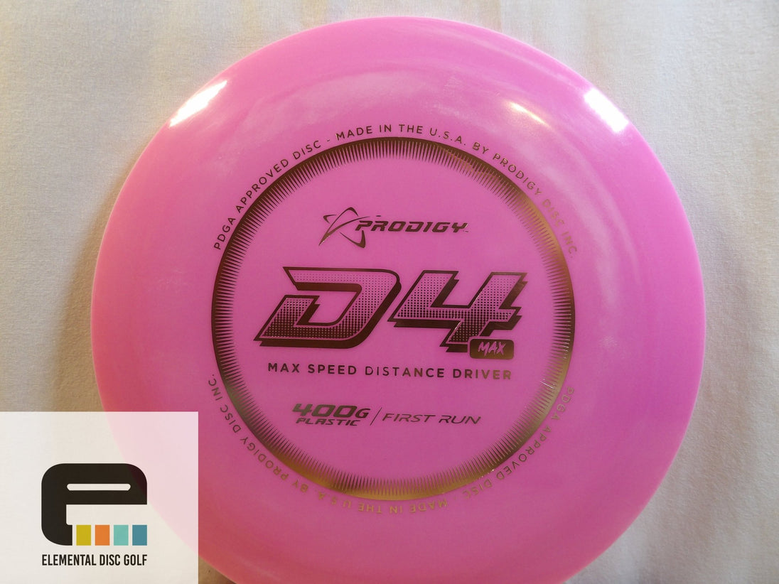 Prodigy 400g D4 Max - Elemental Disc Golf