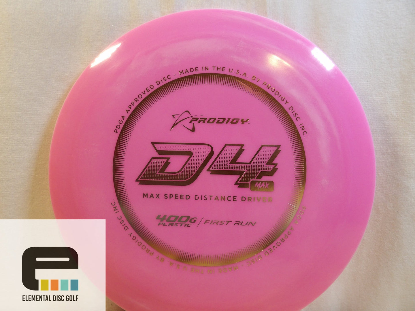 Prodigy 400g D4 Max - Elemental Disc Golf