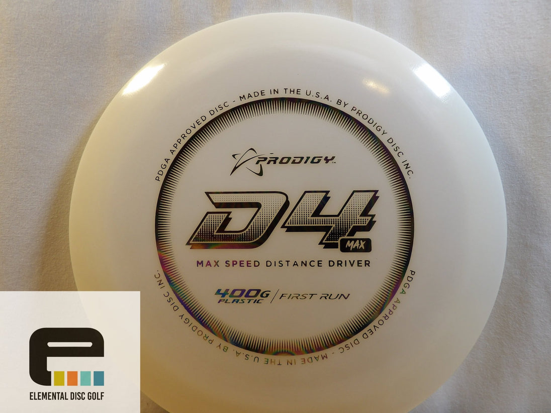 Prodigy 400g D4 Max - Elemental Disc Golf