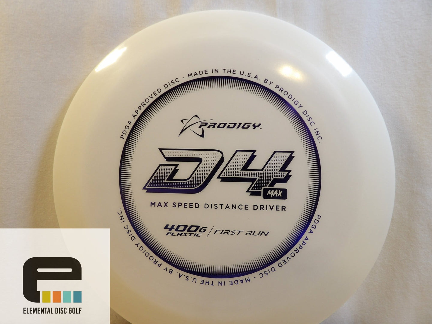 Prodigy 400g D4 Max - Elemental Disc Golf