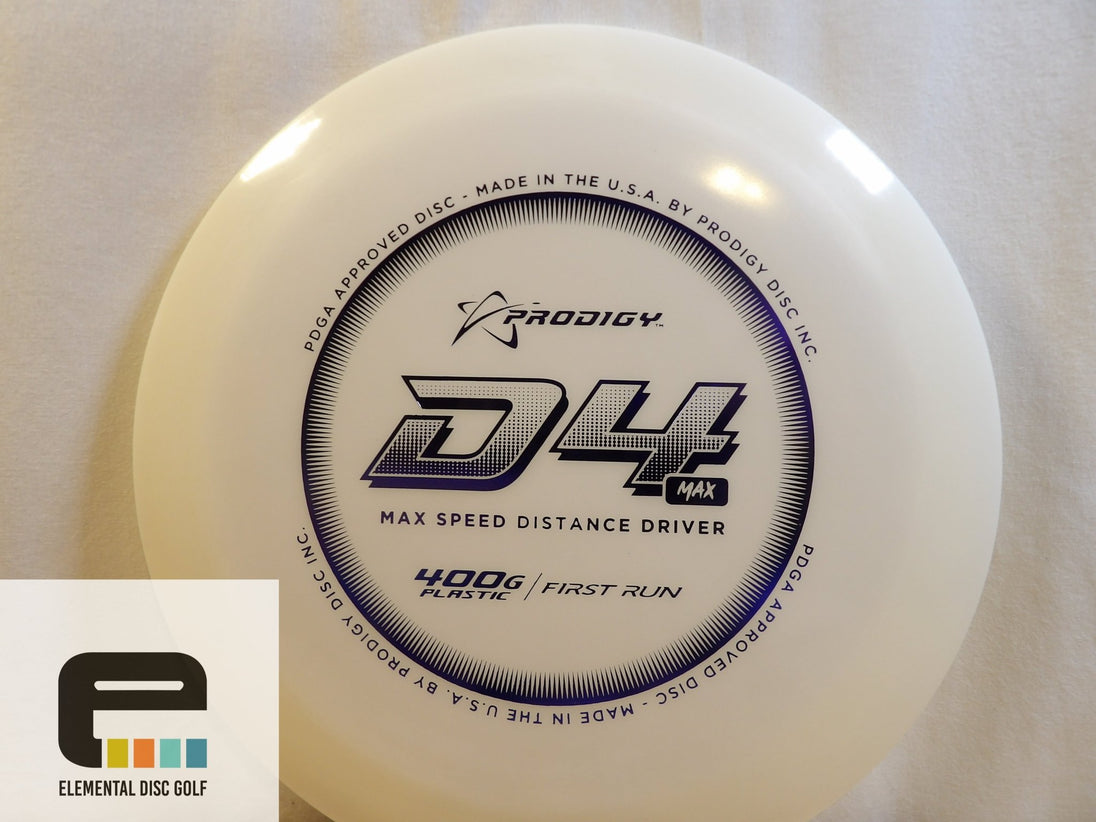 Prodigy 400g D4 Max - Elemental Disc Golf