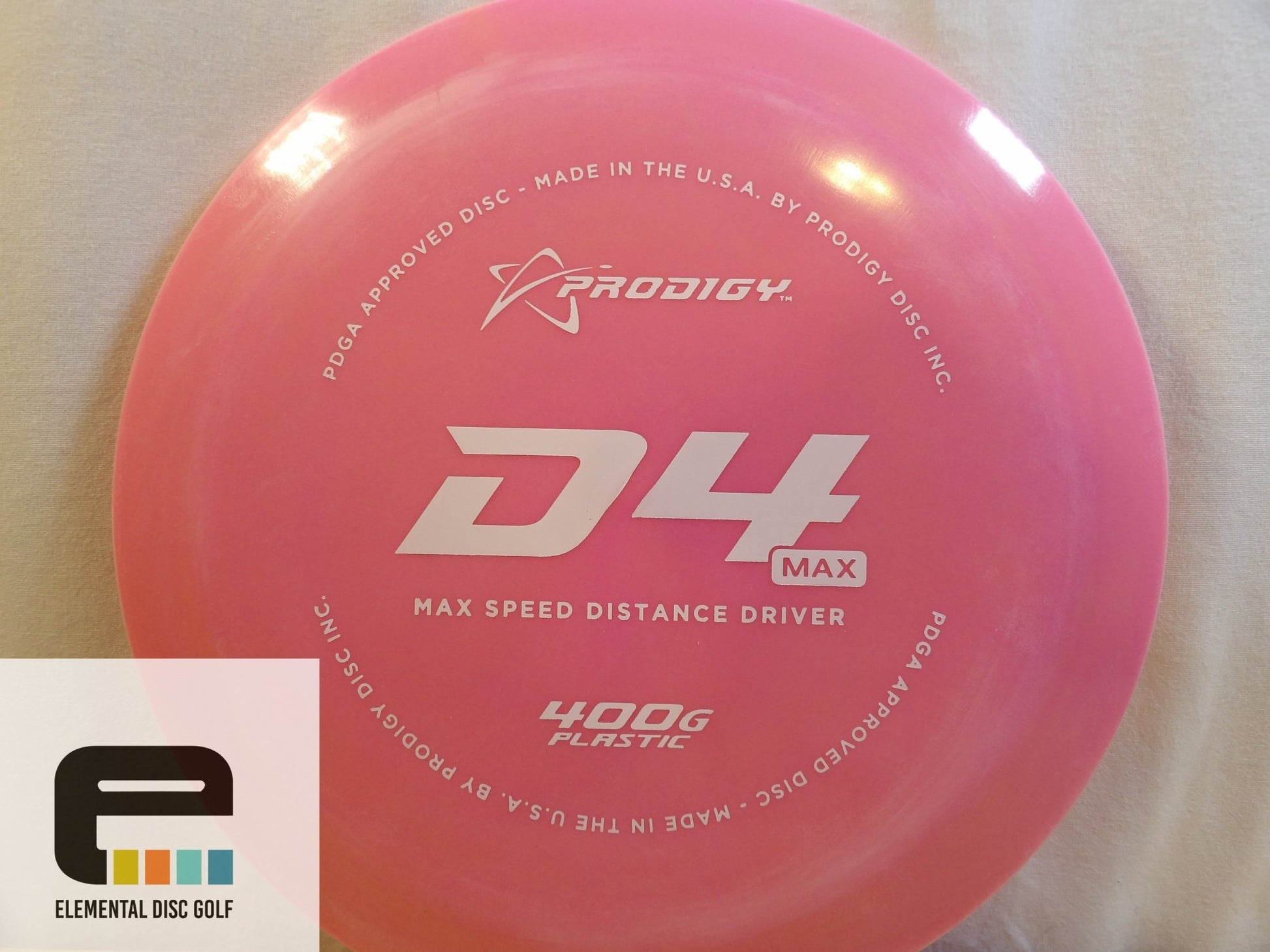 Prodigy 400g D4 Max - Elemental Disc Golf