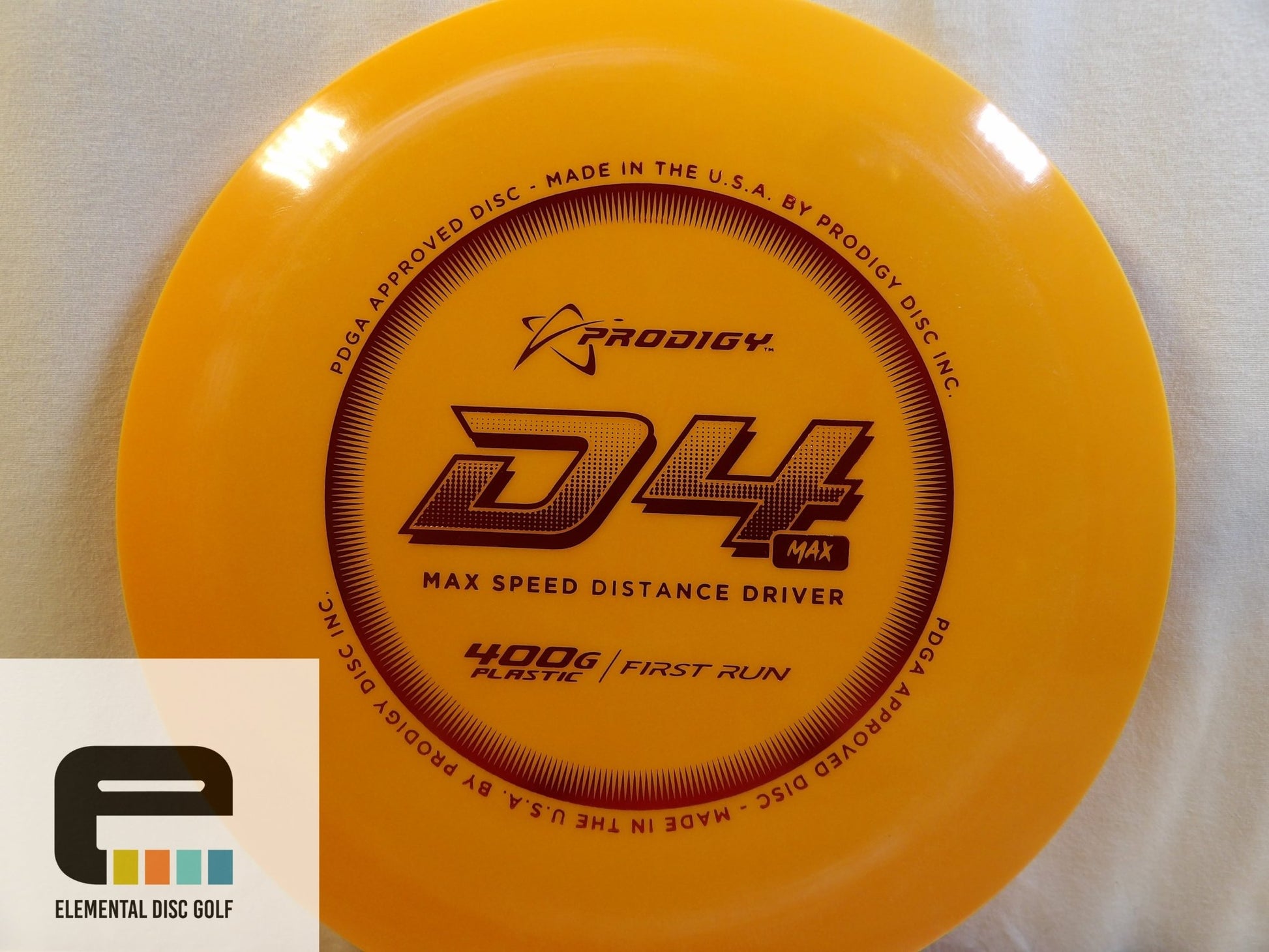 Prodigy 400g D4 Max - Elemental Disc Golf