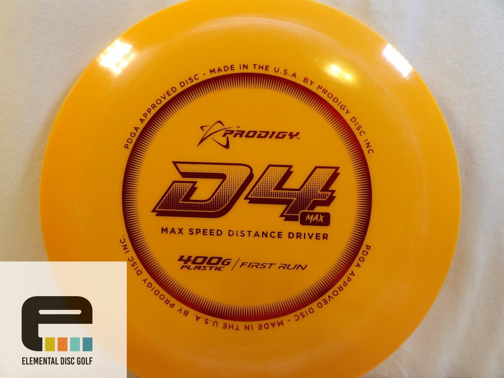 Prodigy 400g D4 Max - Elemental Disc Golf