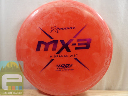 Prodigy 400g Mx-3 (5/4/0/2) - Elemental Disc Golf