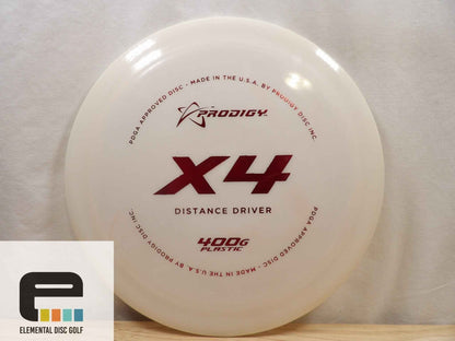 Prodigy 400g X4 (12/6/-2/2) - Elemental Disc Golf
