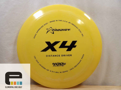 Prodigy 400g X4 (12/6/-2/2) - Elemental Disc Golf