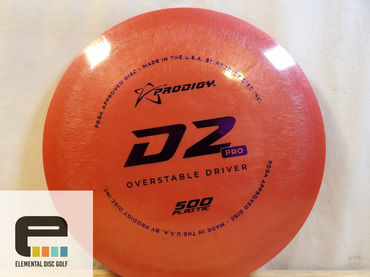 Prodigy 500 D2 Pro - Elemental Disc Golf