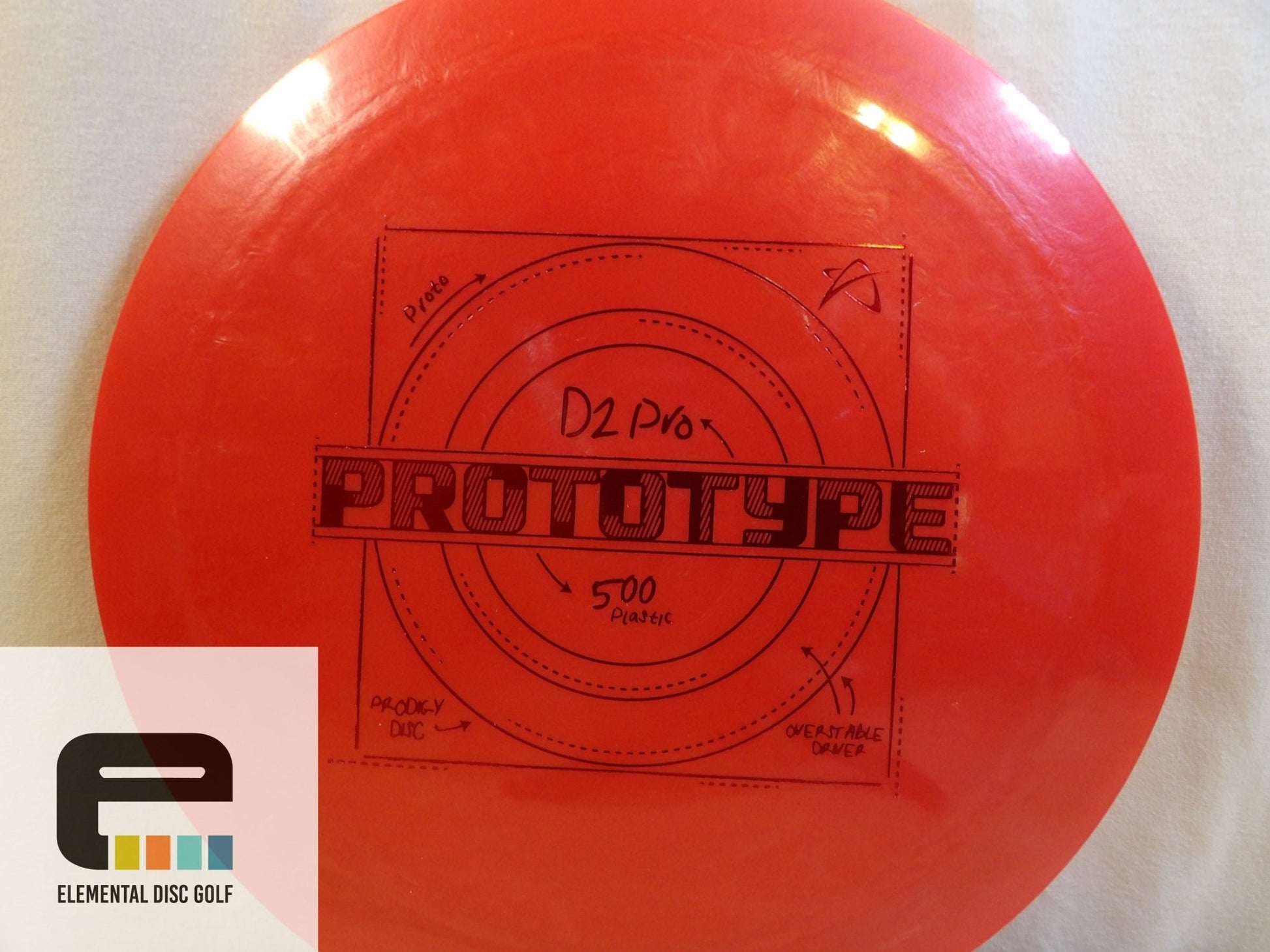Prodigy 500 D2 Pro - Elemental Disc Golf