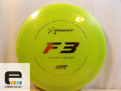 Prodigy 500 F3 ( 8 / 5 / -2 / 2 ) - Elemental Disc Golf
