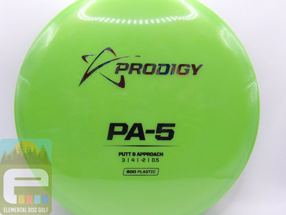 Prodigy 500 PA-5 ( 3/4/-2/0.5 ) - Elemental Disc Golf
