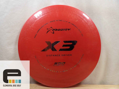 Prodigy 500 X3 (12/5/-1/2) - Elemental Disc Golf