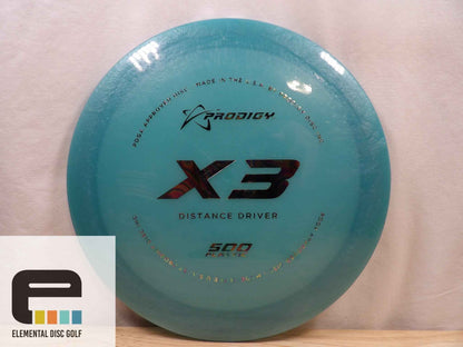 Prodigy 500 X3 (12/5/-1/2) - Elemental Disc Golf