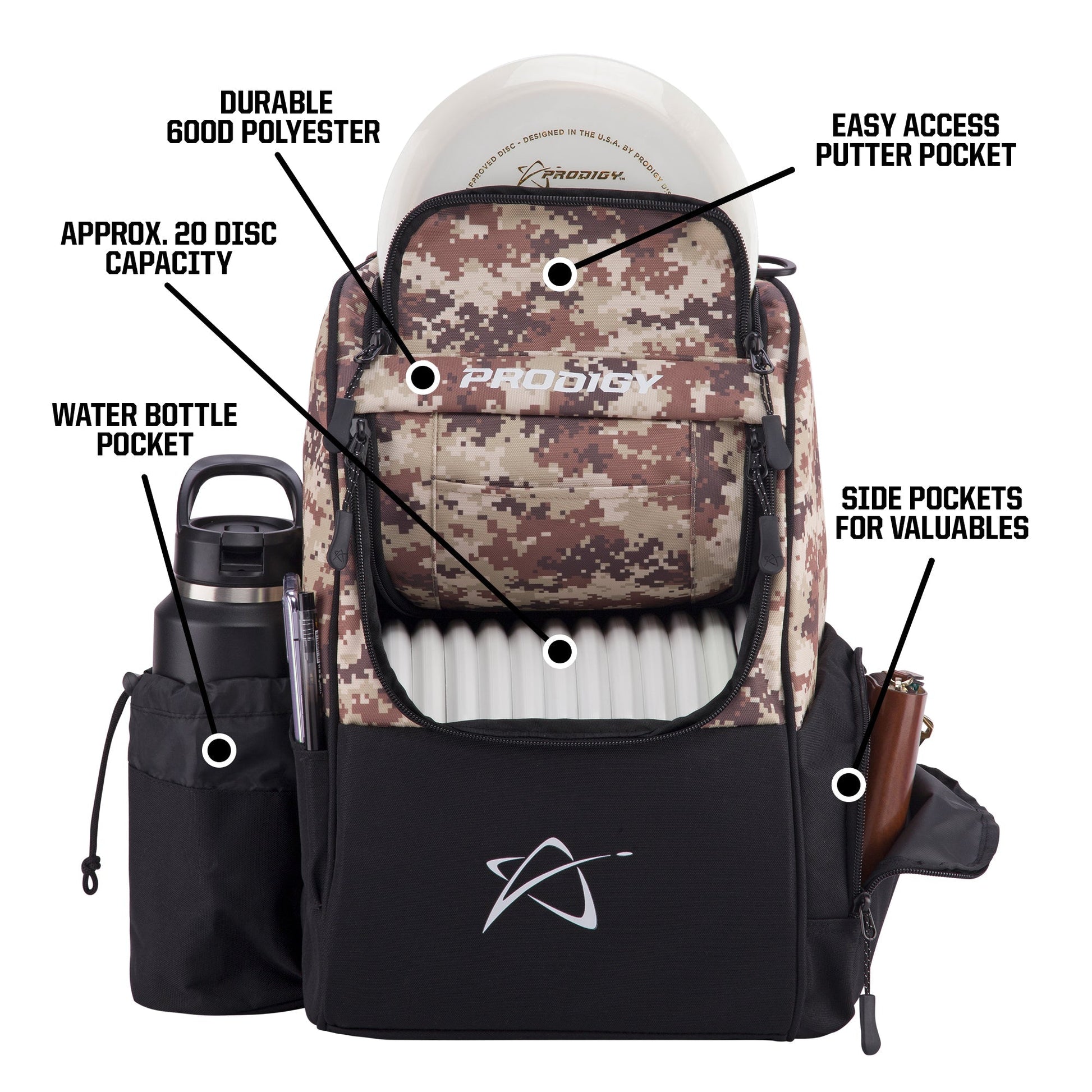 Prodigy Ascent Backpack - Elemental Disc Golf