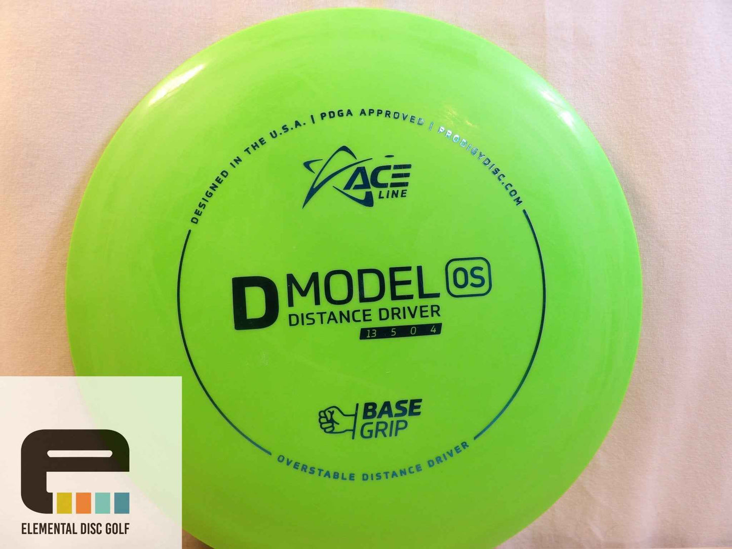 Prodigy Base Grip D Model OS (13/5/0/4) - Elemental Disc Golf