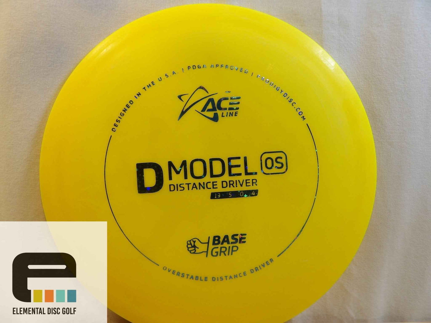 Prodigy Base Grip D Model OS (13/5/0/4) - Elemental Disc Golf