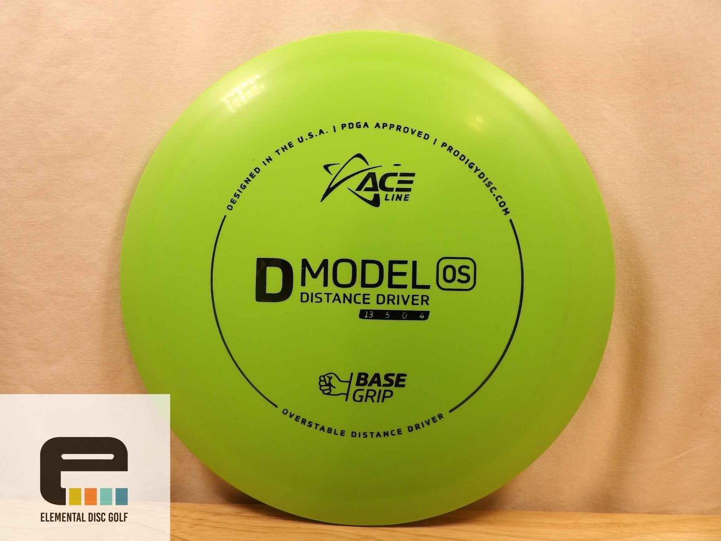 Prodigy Base Grip D Model OS (13/5/0/4) - Elemental Disc Golf