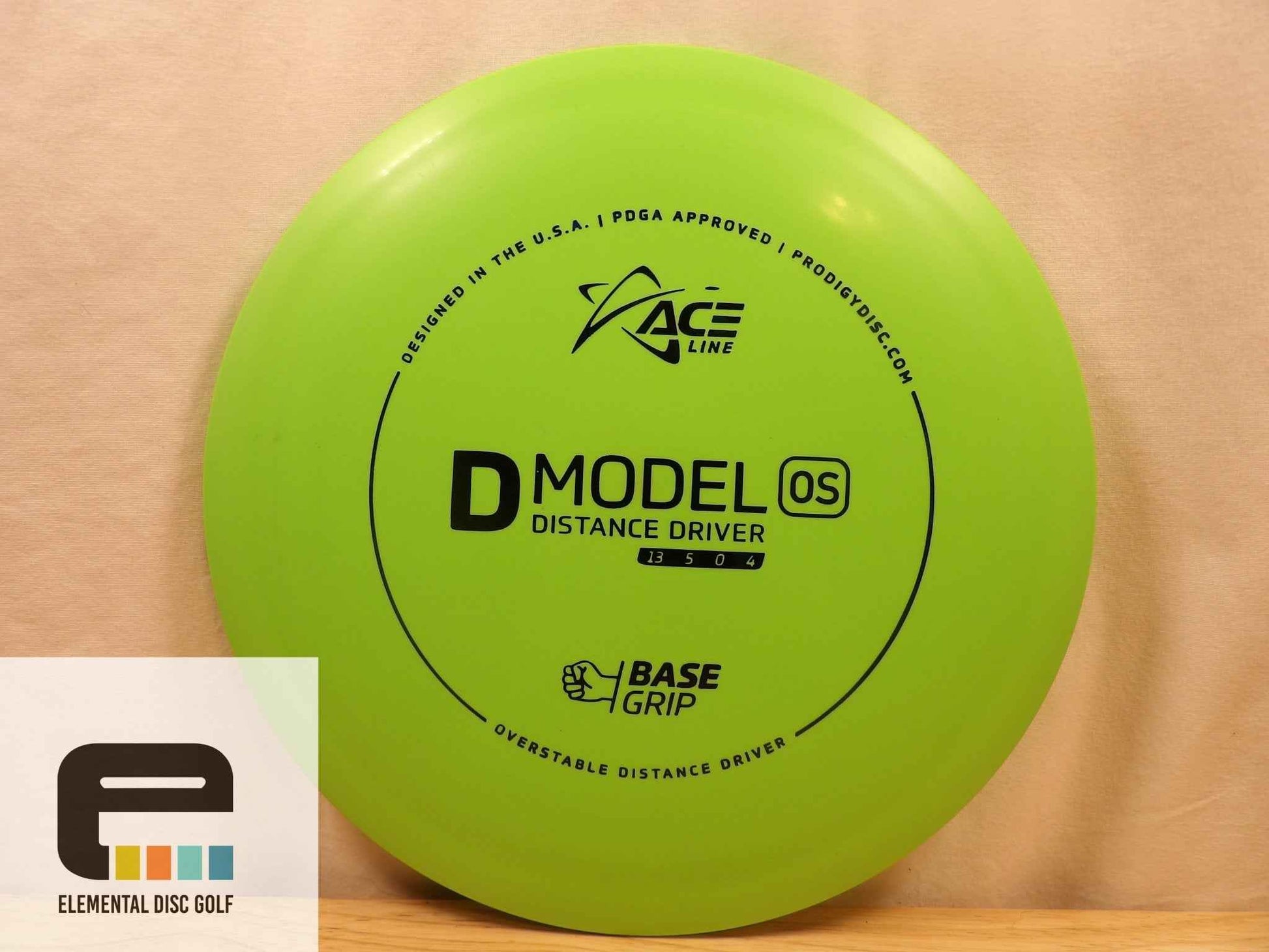 Prodigy Base Grip D Model OS (13/5/0/4) - Elemental Disc Golf