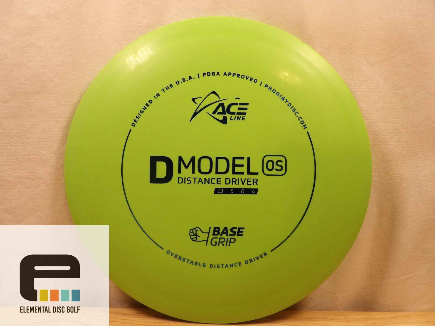 Prodigy Base Grip D Model OS (13/5/0/4) - Elemental Disc Golf