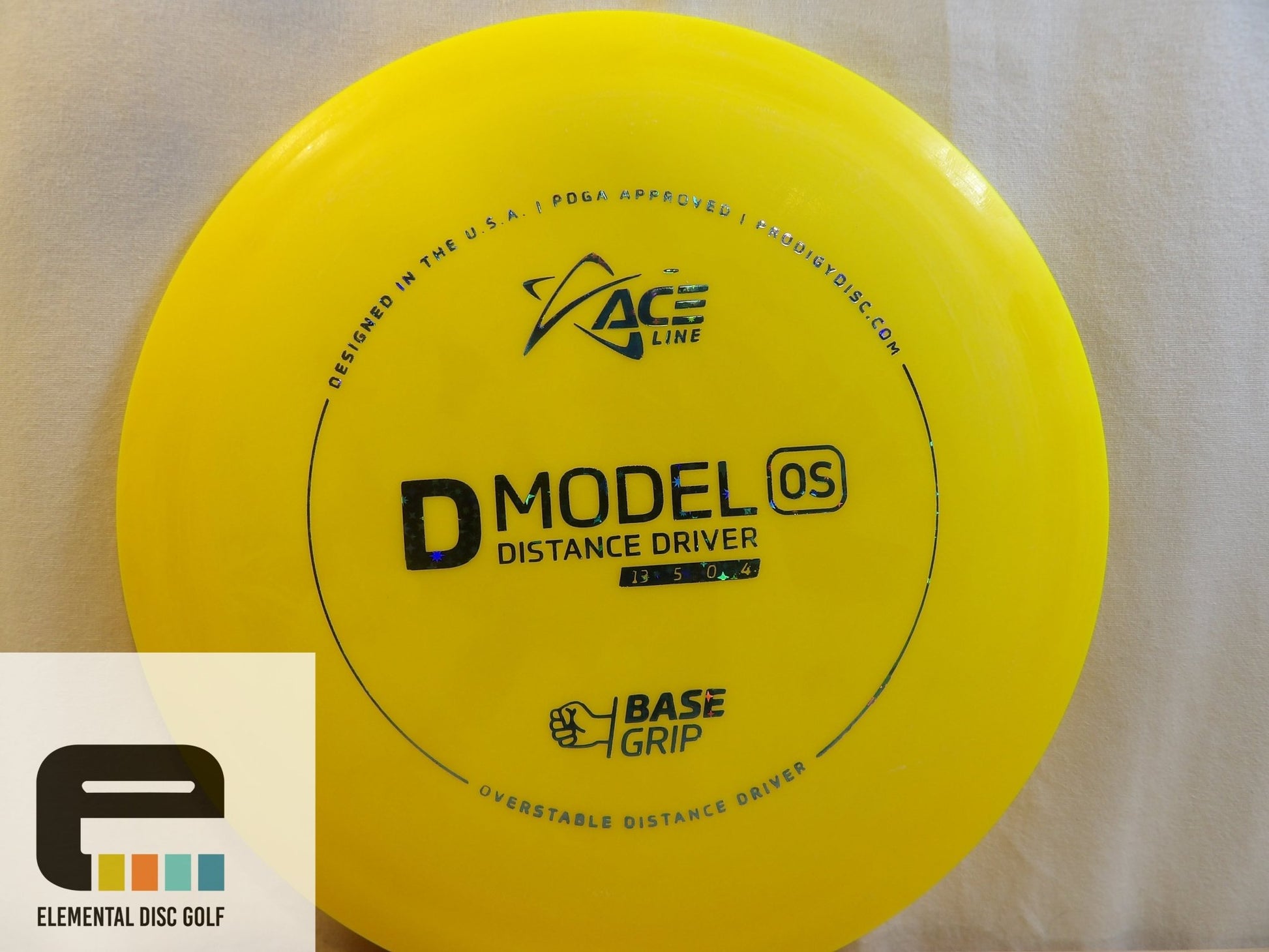 Prodigy Base Grip D Model OS - Elemental Disc Golf