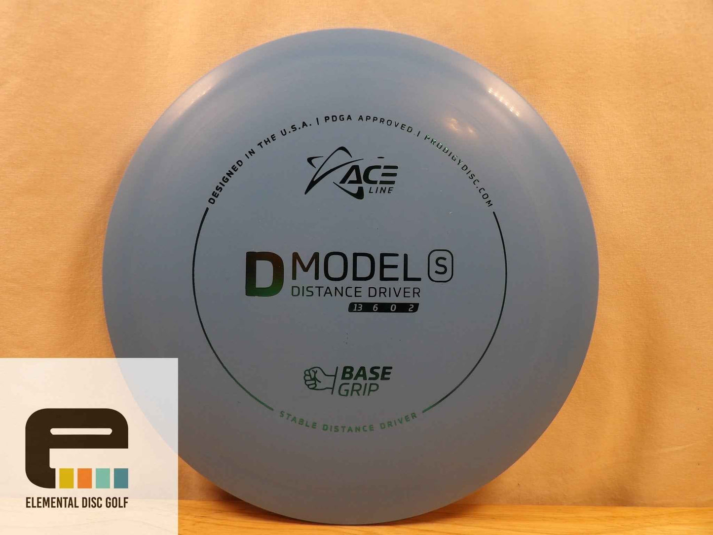 Prodigy Base Grip D Model S (13/6/0/2) - Elemental Disc Golf