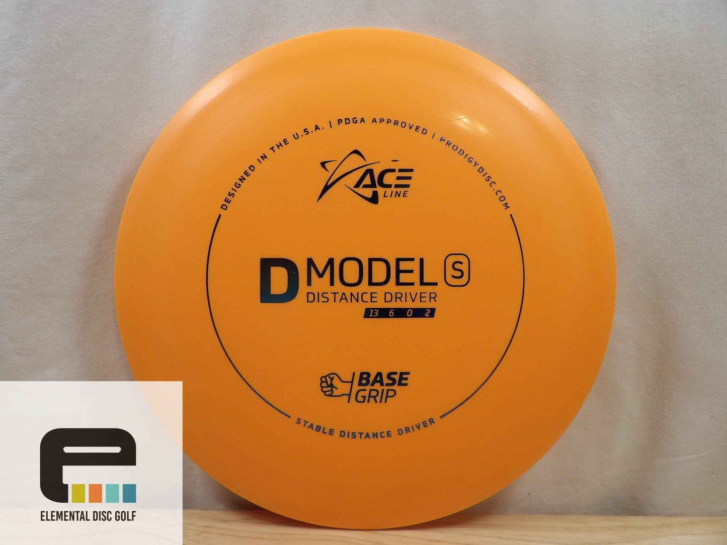 Prodigy Base Grip D Model S (13/6/0/2) - Elemental Disc Golf