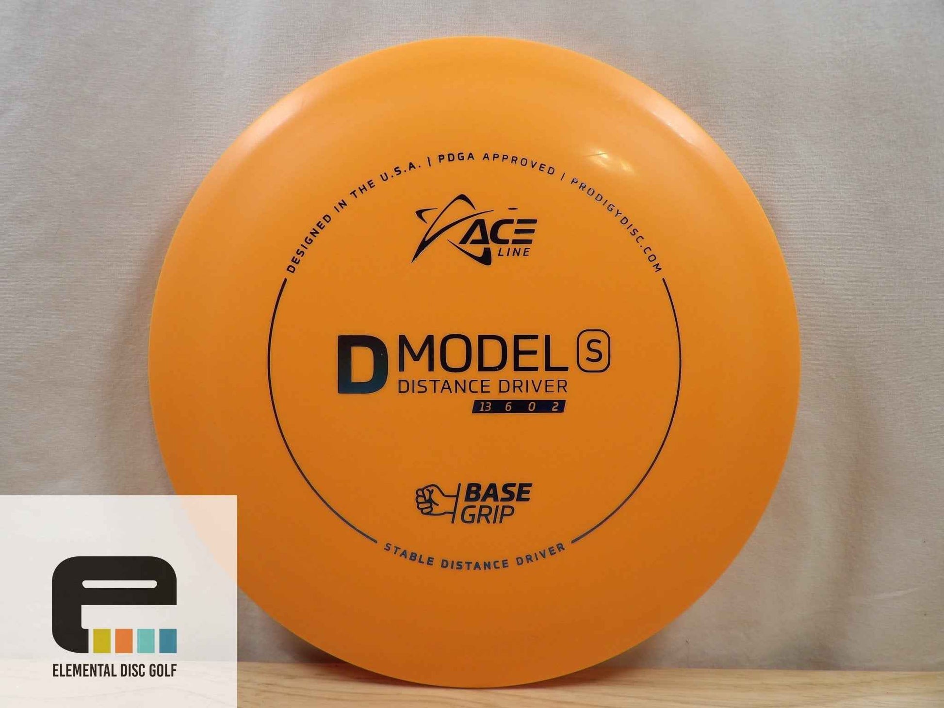 Prodigy Base Grip D Model S (13/6/0/2) - Elemental Disc Golf