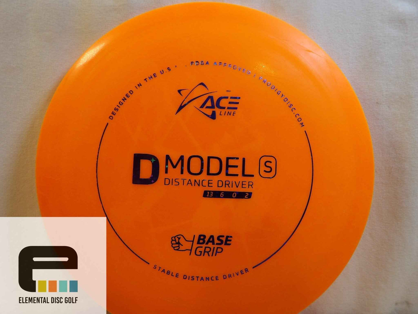 Prodigy Base Grip D Model S (13/6/0/2) - Elemental Disc Golf