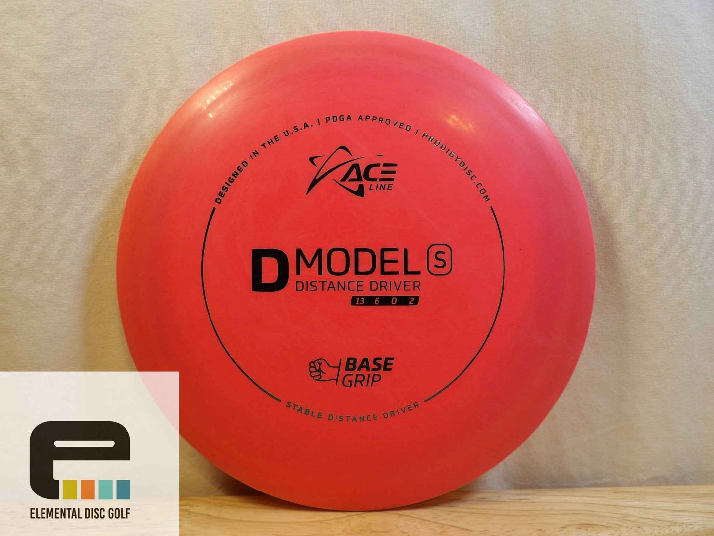Prodigy Base Grip D Model S (13/6/0/2) - Elemental Disc Golf