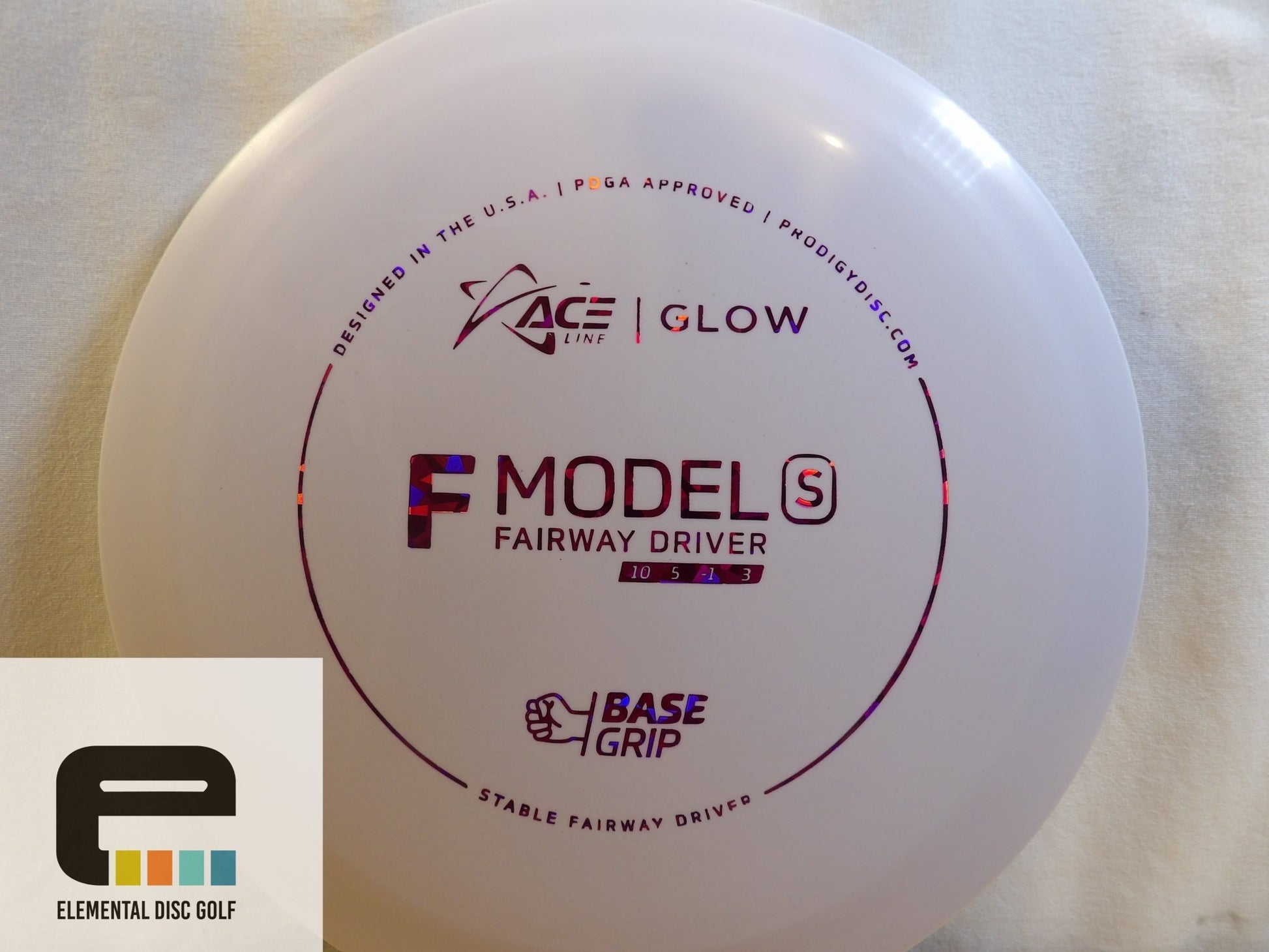 Prodigy Base Grip F Model S - Elemental Disc Golf