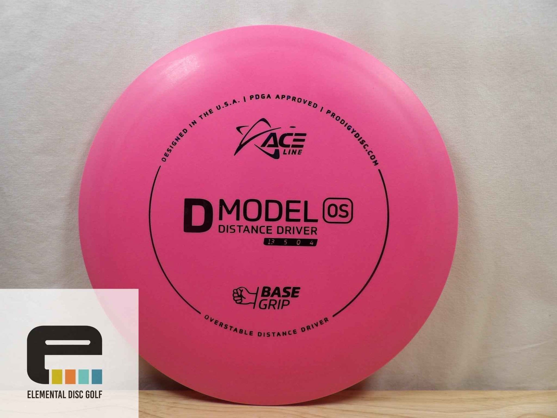 Prodigy Base Grip GLOW D Model OS (13/5/0/4) - Elemental Disc Golf