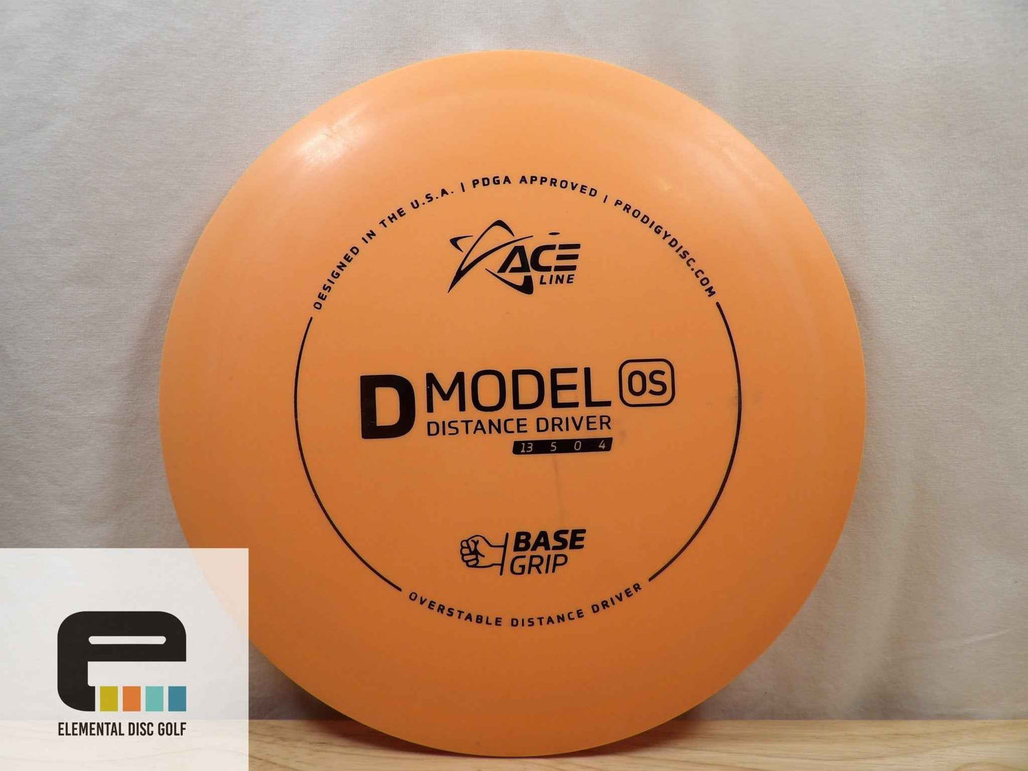 Prodigy Base Grip GLOW D Model OS (13/5/0/4) - Elemental Disc Golf