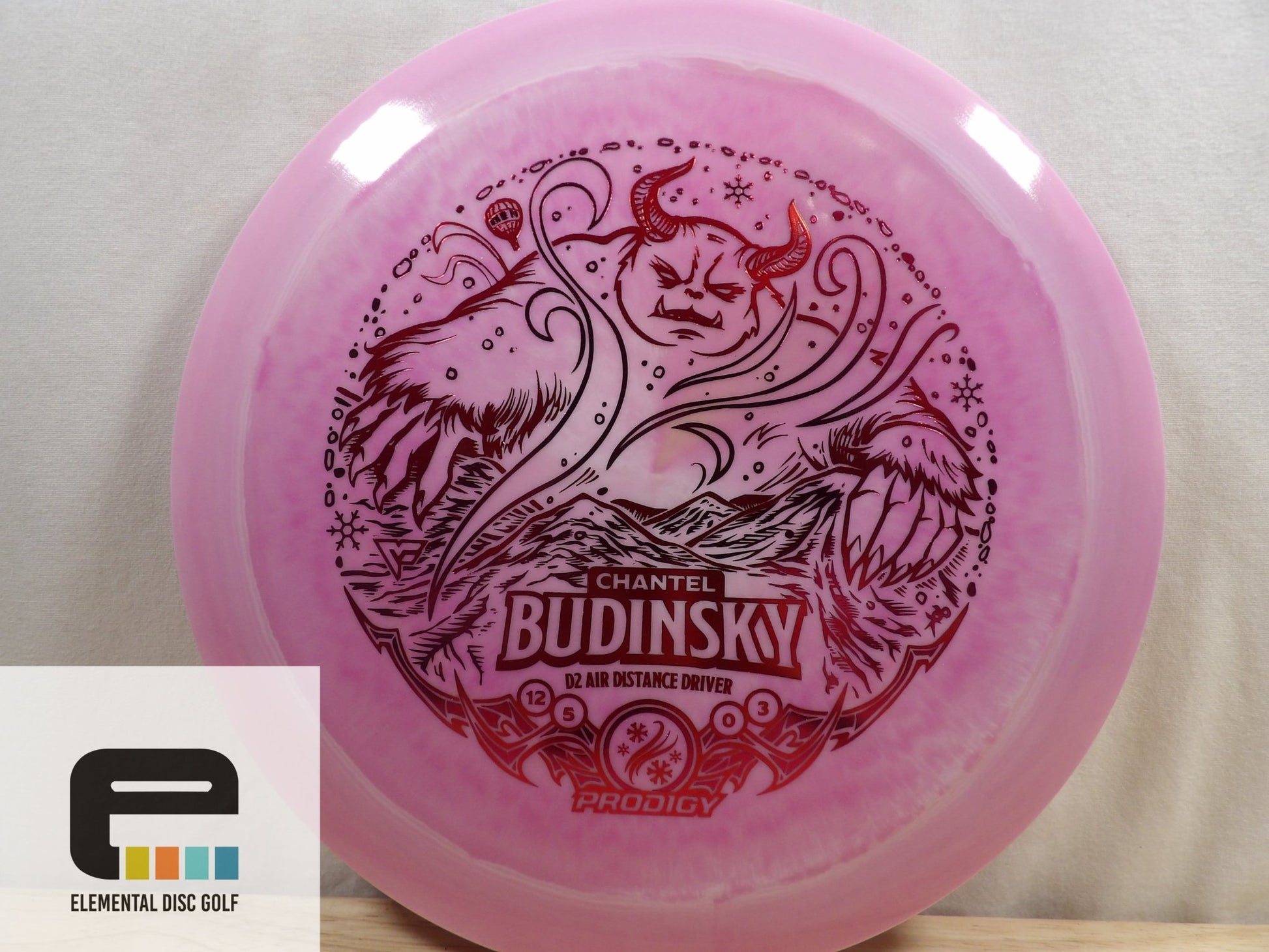 Prodigy D2 AIR Spectrum (Chantel Budinsky) - Elemental Disc Golf