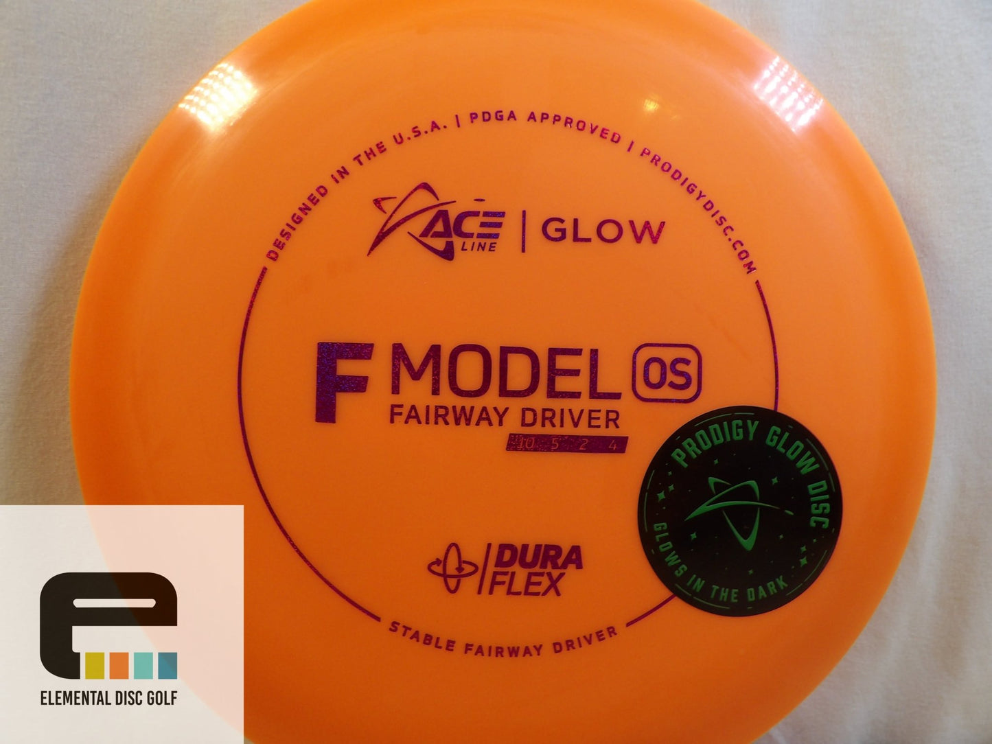 Prodigy Duraflex Glow F Model OS - Elemental Disc Golf