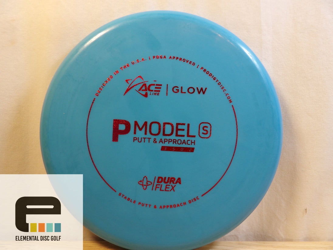 Prodigy Duraflex Glow P Model S (Cale Leviska Bottom Stamp) - Elemental Disc Golf