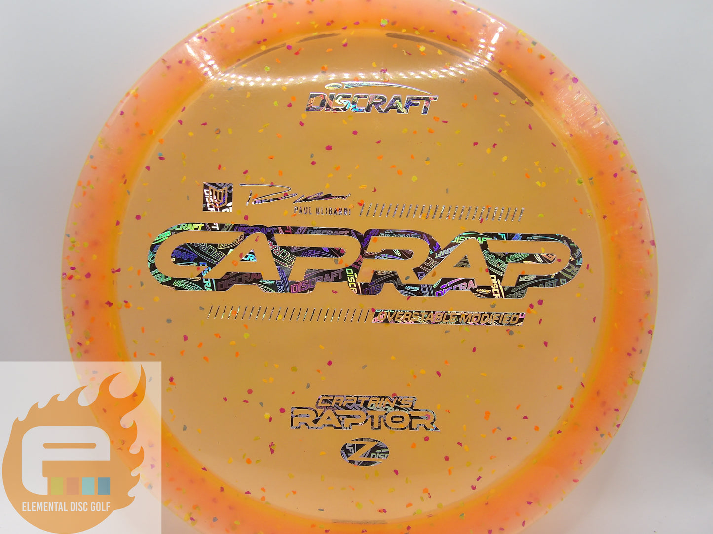 Discraft Z Confetti Captains Raptor (USED - 8.5/10)