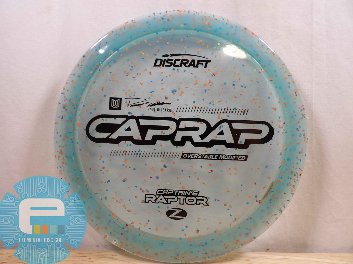 Discraft Z Confetti Captains Raptor (9/3/1/4)