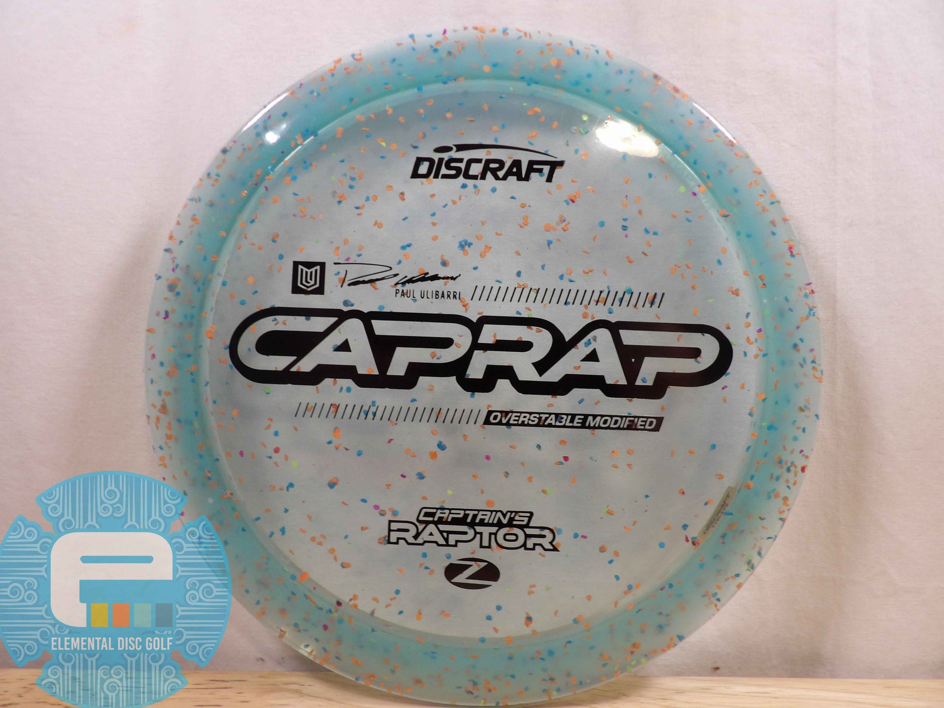 Discraft Z Confetti Captains Raptor (9/3/1/4)