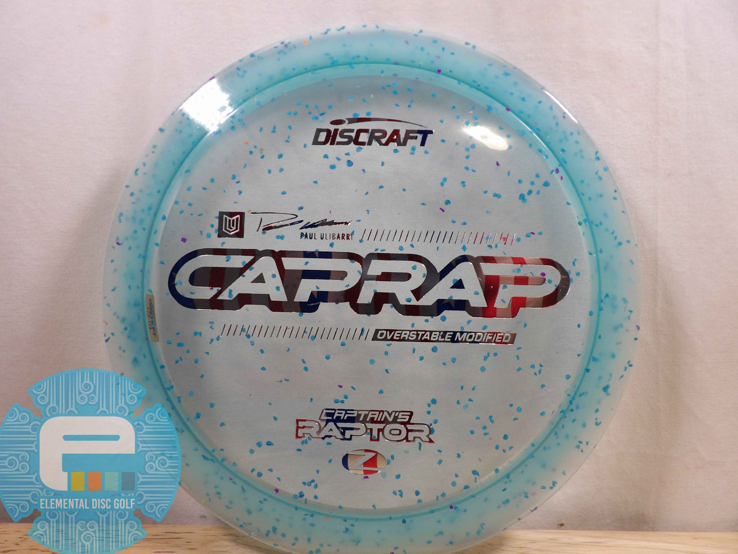 Discraft Z Confetti Captains Raptor (9/3/1/4)