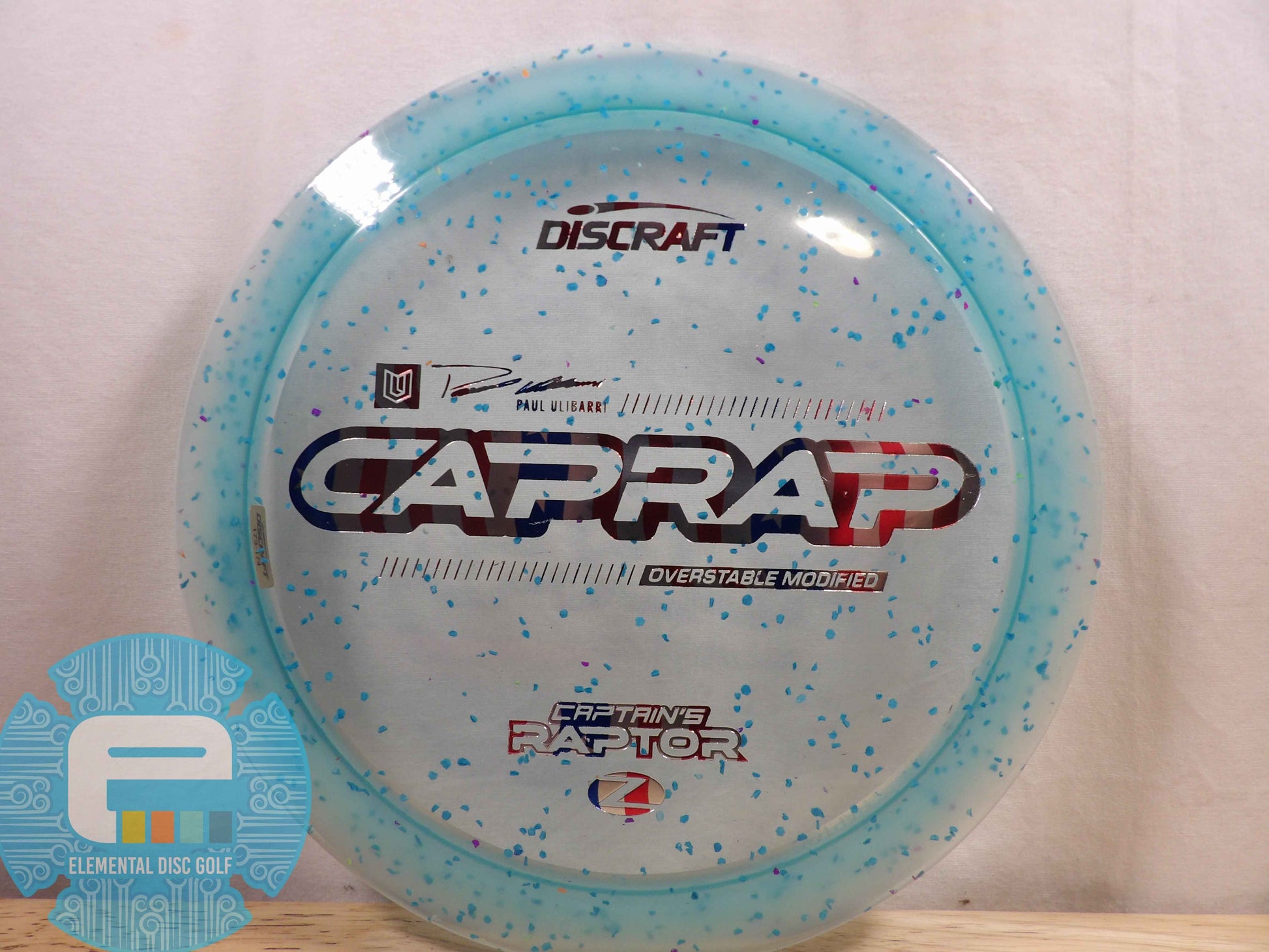 Discraft Z Confetti Captains Raptor (9/3/1/4)