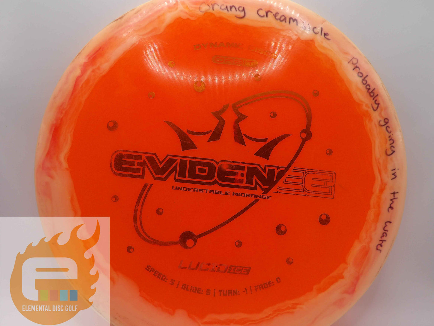 Dynamic Discs Lucid Ice Orbit Evidence (USED - 7/10)
