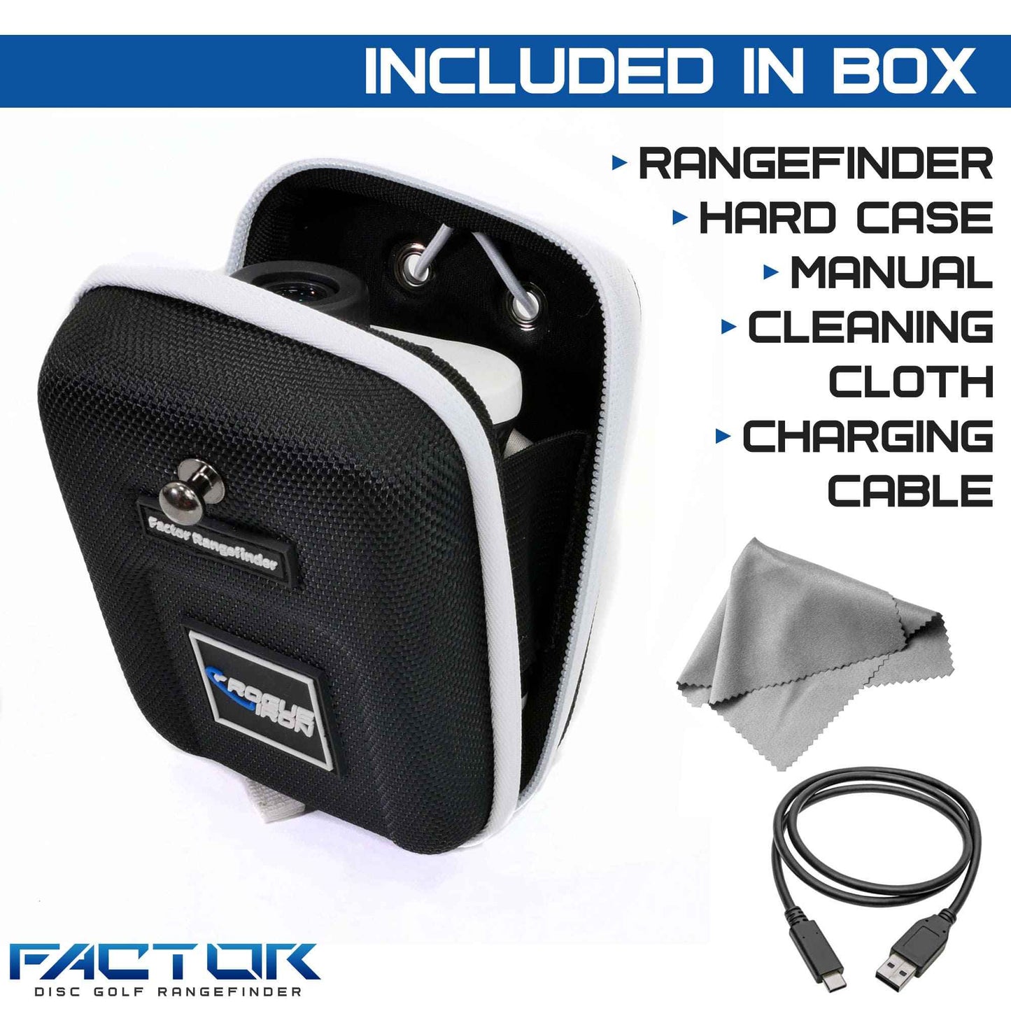 Rogue Iron Factor Disc Golf Rangefinder - Elemental Disc Golf