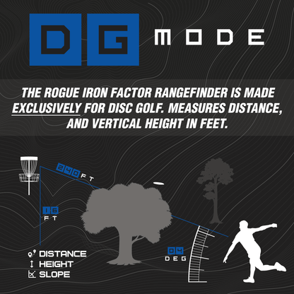 Rogue Iron Factor Disc Golf Rangefinder - Elemental Disc Golf