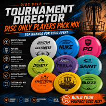 Tournament Director Players Packs of Premium Plastic Discs - Mixed Brands - Elemental Disc Golf