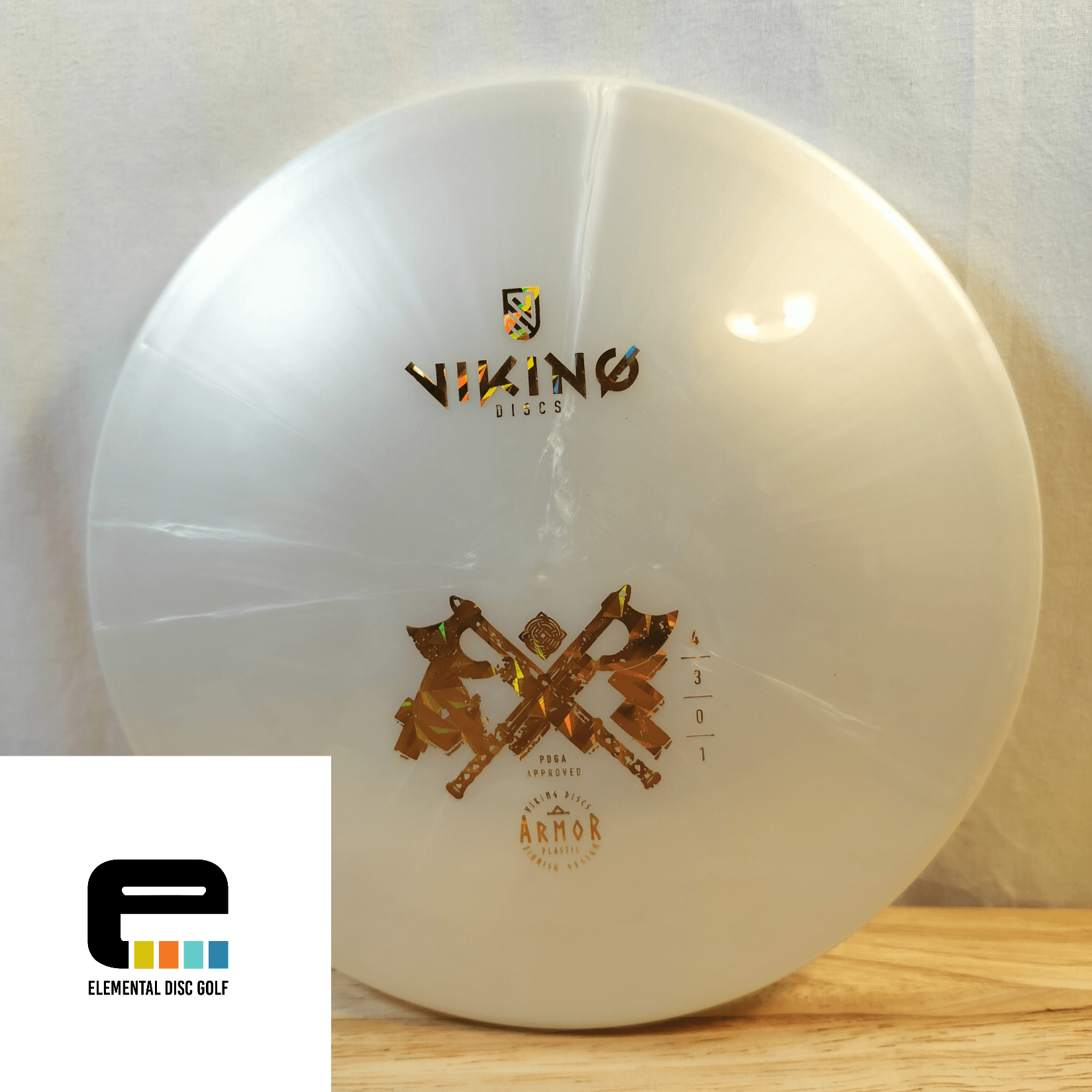 Viking Discs Armor Axe (4/3/0/1) - Elemental Disc Golf