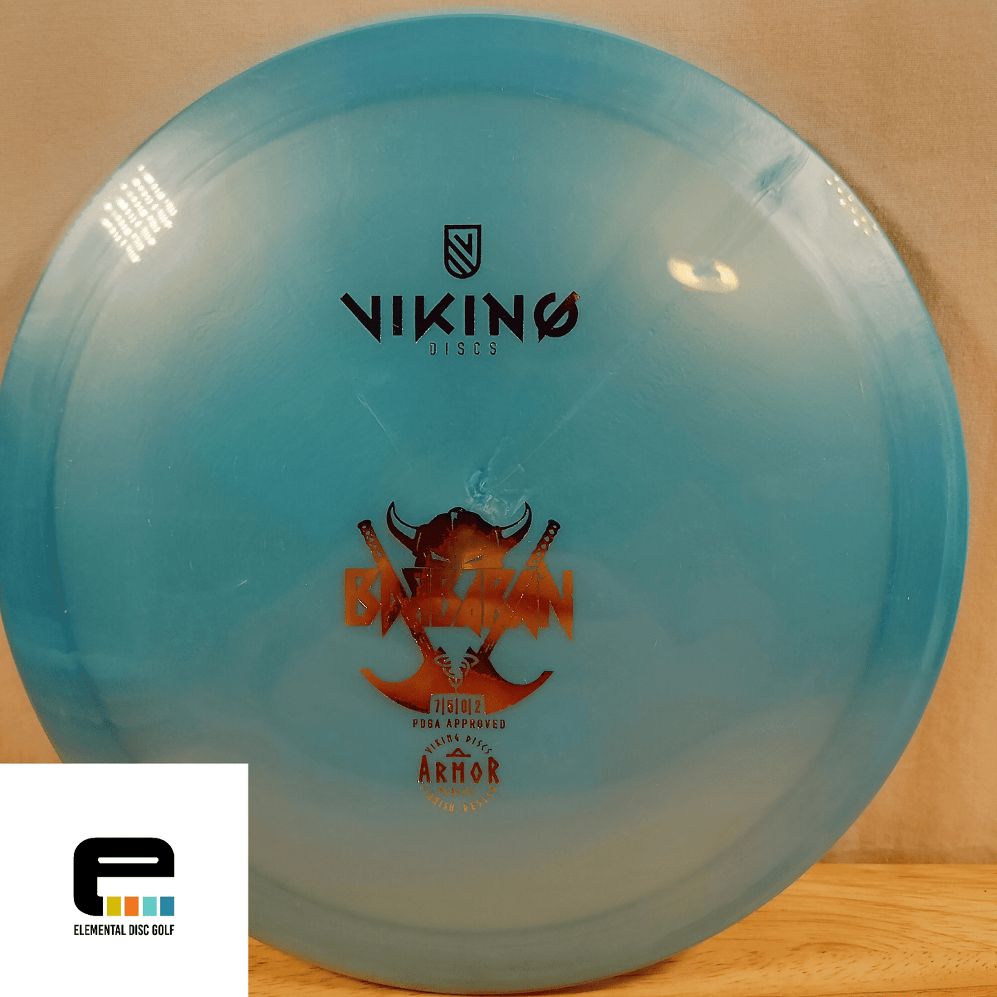 Viking Discs Armor Barbarian (7/5/0/2) - Elemental Disc Golf
