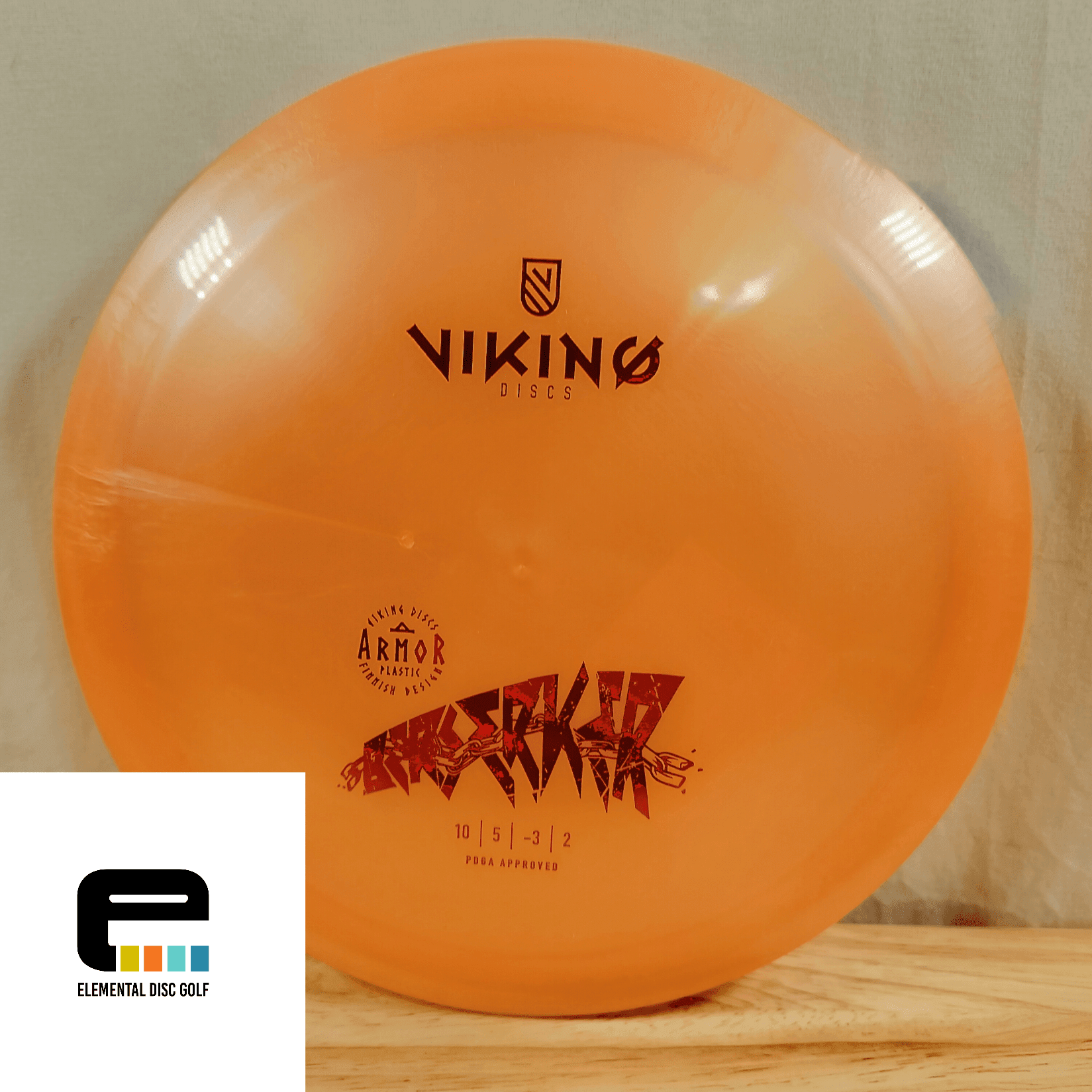 Viking Discs Armor Berserker (10/5/-3/2) - Elemental Disc Golf