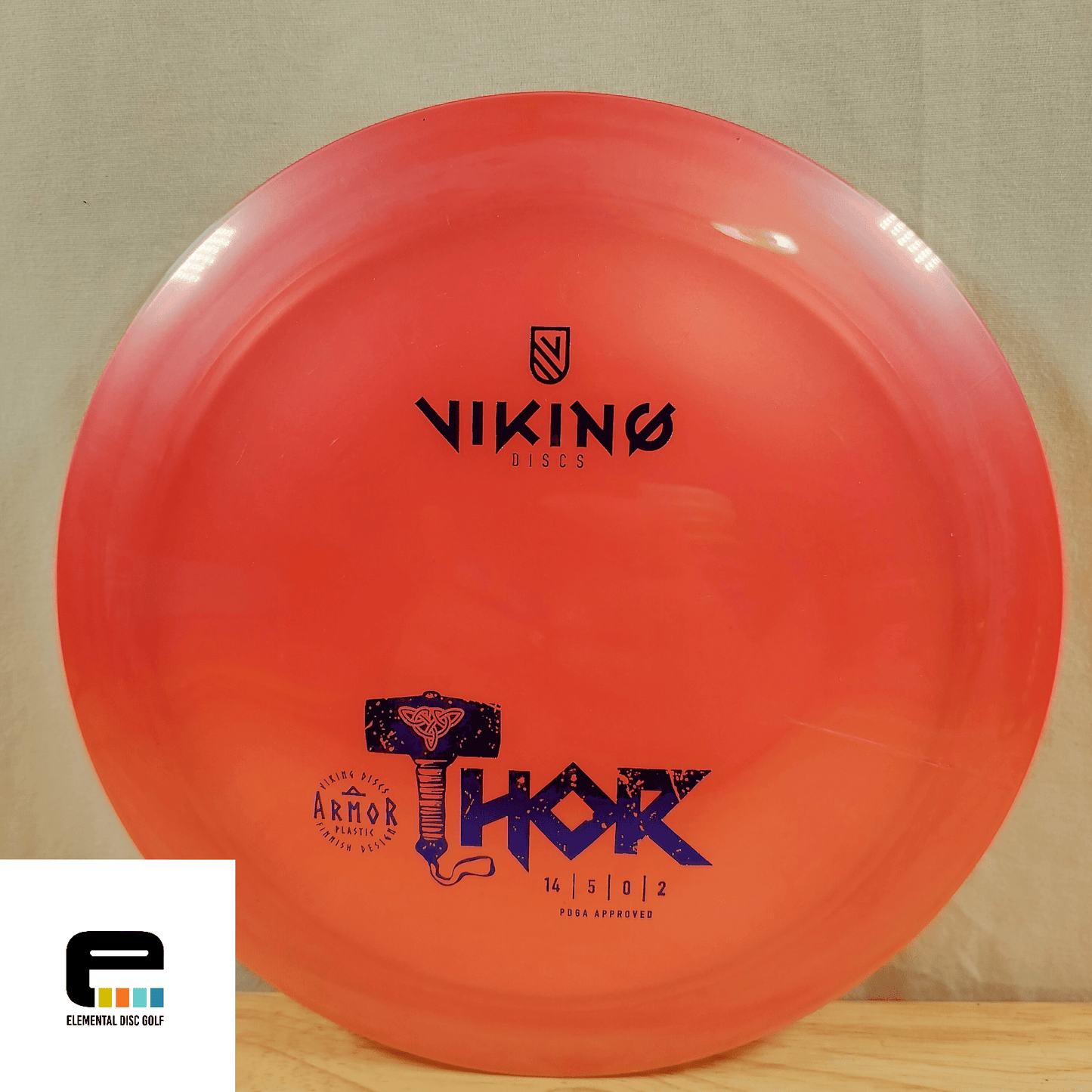 Viking Discs Armor Thunder God Thor (14/5/0/2) - Elemental Disc Golf