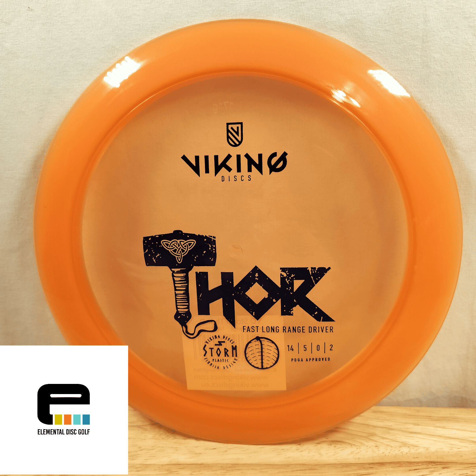 Viking Discs Storm Thunder God Thor (14/5/0/2) - Elemental Disc Golf